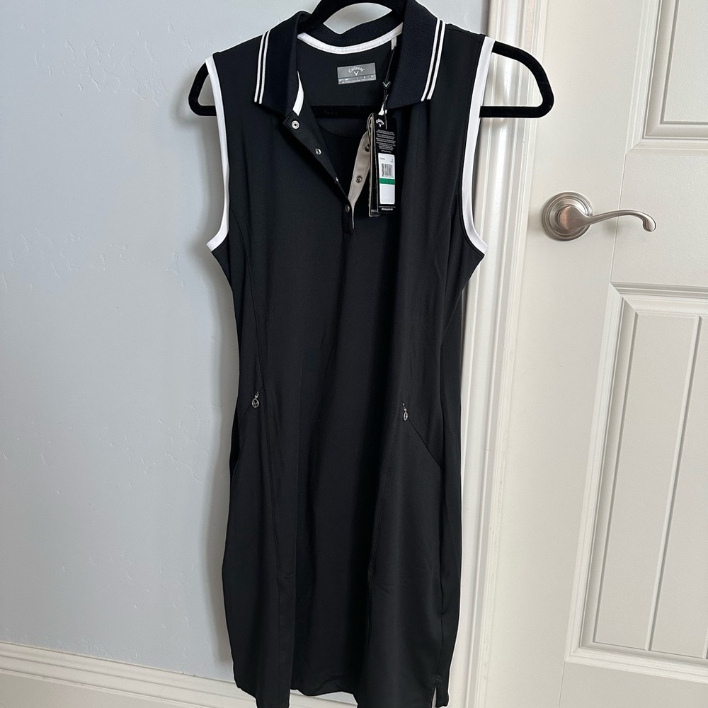 Callaway Black and White Golf Dress